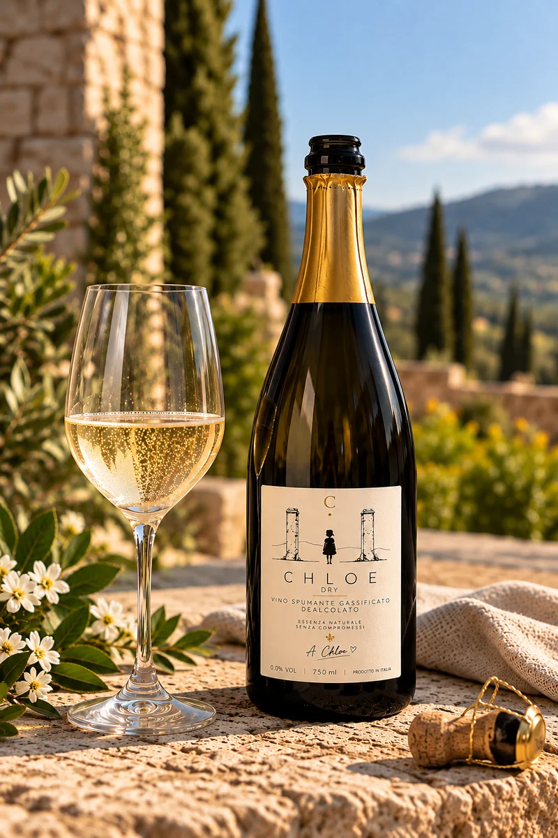 Chloe bianco dry - Spumante analcolico da vino dealcolato