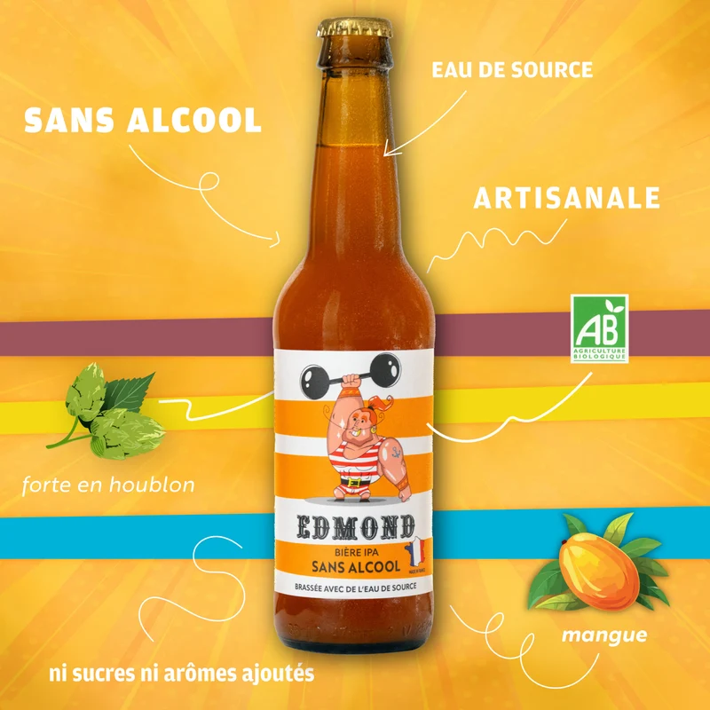 IPA française bio 75cl - Edmond
