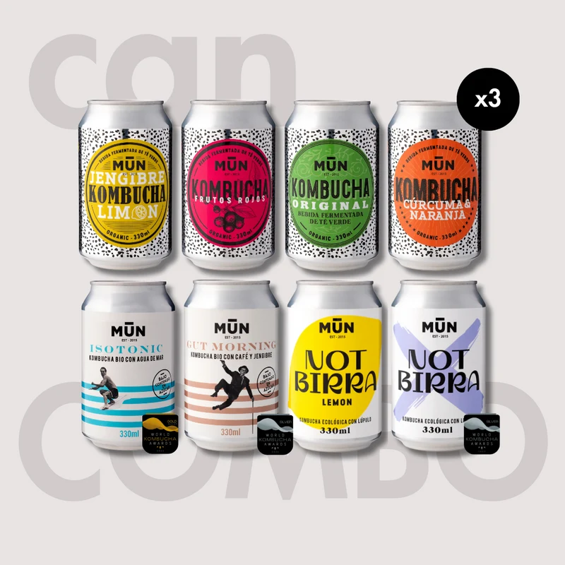 CAN COMBO 16 latas de 330 ml, 8 sabores