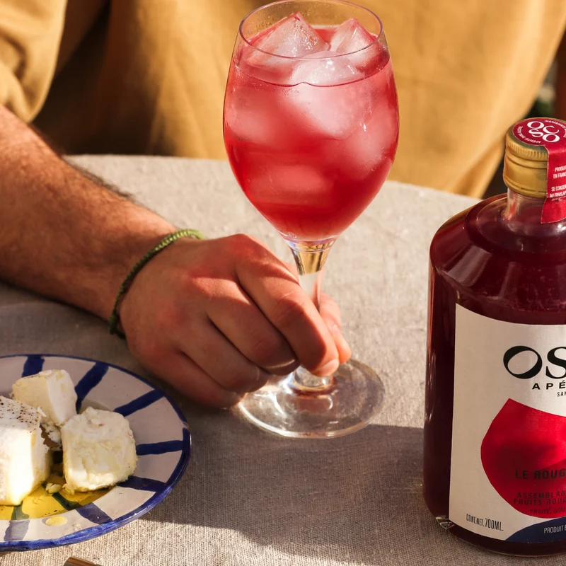 Le Rouge Ardent - Apéritif bio sans alcool - OSCO