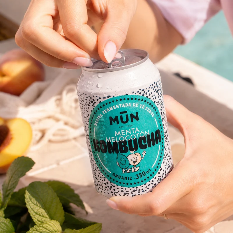 TRY ME MENTA MELOCOTÓN | 4 latas 330 ml