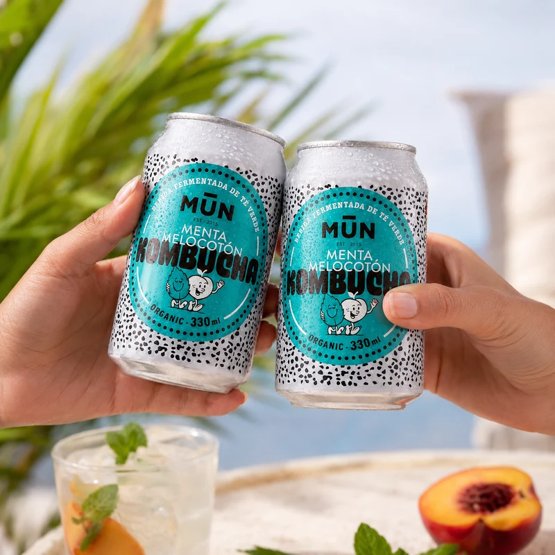 TRY ME MENTA MELOCOTÓN | 4 latas 330 ml