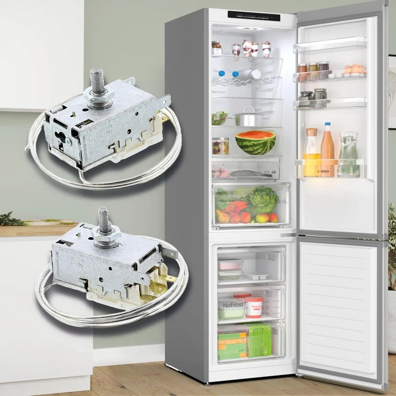 CG94 - Termostato Universale Frigorifero Compatibile Ran_co K59-L1260 3 Contatti Doppia Porta Frigo