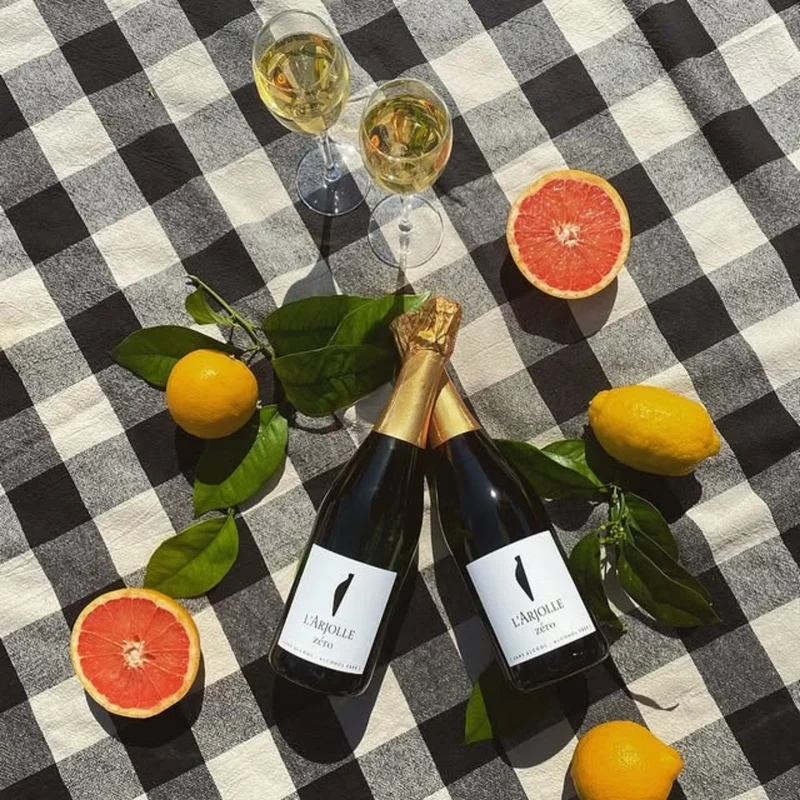 Viognier Sauvignon effervescent sans alcool 0% - Domaine de l'Arjolle