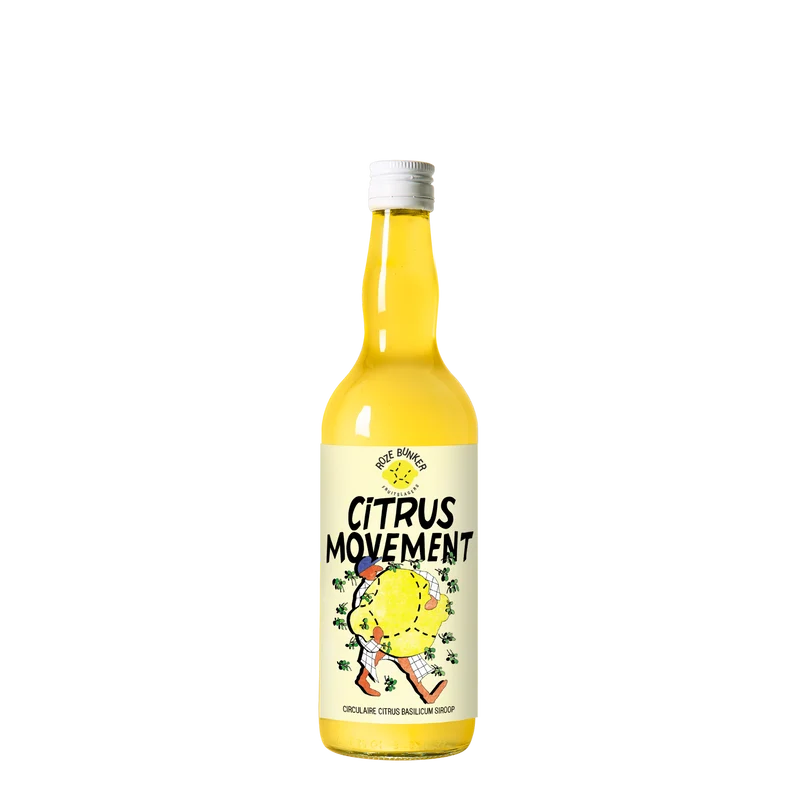 Sirop Citron/Basilic - Roze Bunker