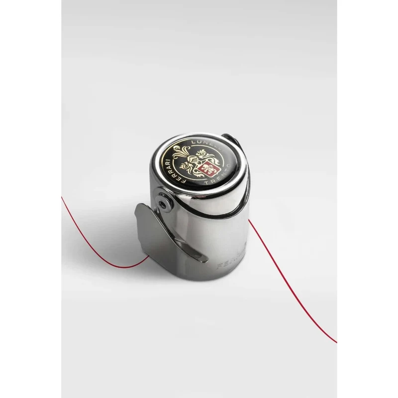 Stopper Spumante Ferrari | Stopper Ermetico per Tappo Spumante in Acciaio | con Scatola Regalo