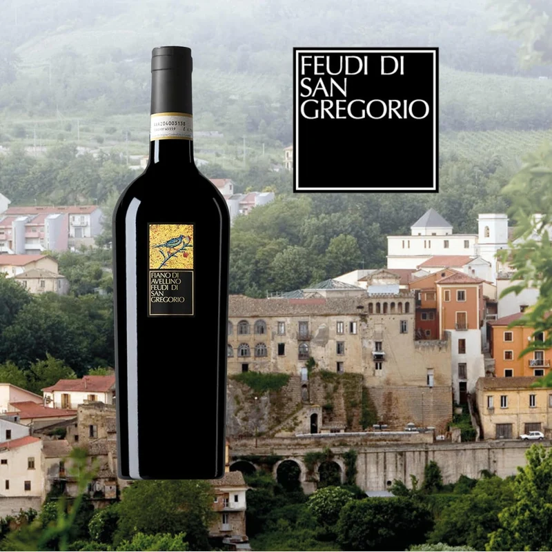 Feudi di San Gregorio Fiano di Avellino DOCG 2024 | Vino Bianco Fiano di Avellino | Confezione da 3 Bottiglie da 750ml