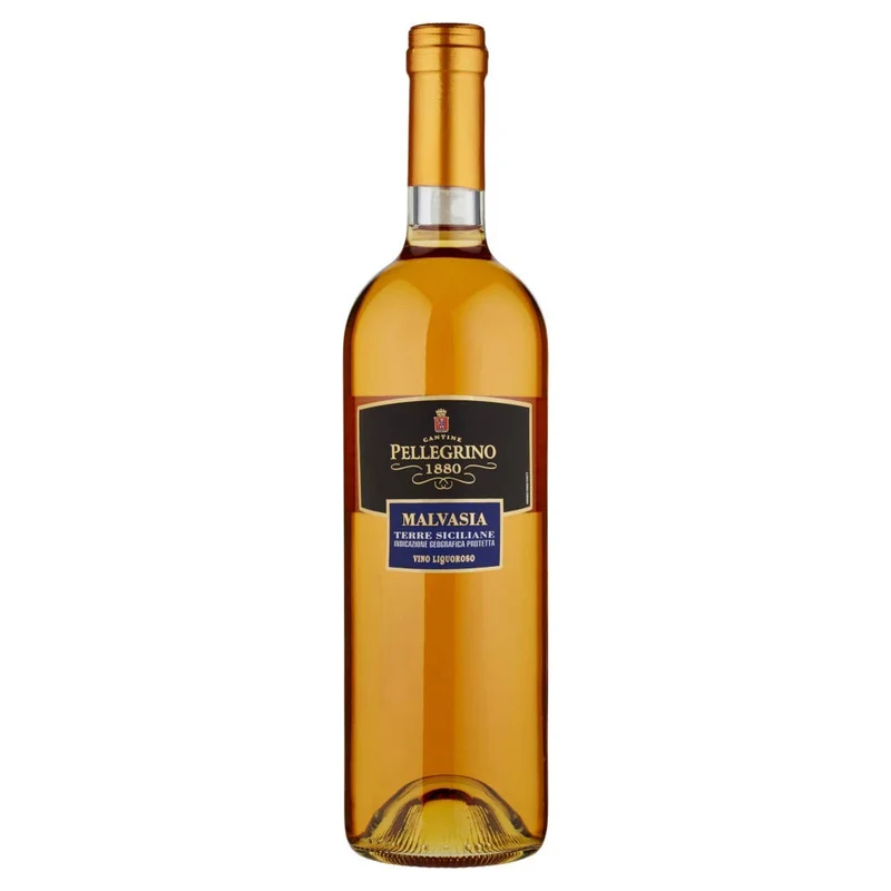 Malvasia Terre Siciliane | Vino Bianco Liquoroso di Sicilia | Pellegrino 1880 | 6 Bottiglie 50cl | Idea Regalo