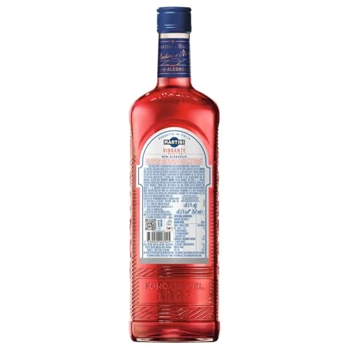 MARTINI Vibrante, 75cl / 750ml, Aperitivo Analcolico Infuso con Erbe Botaniche