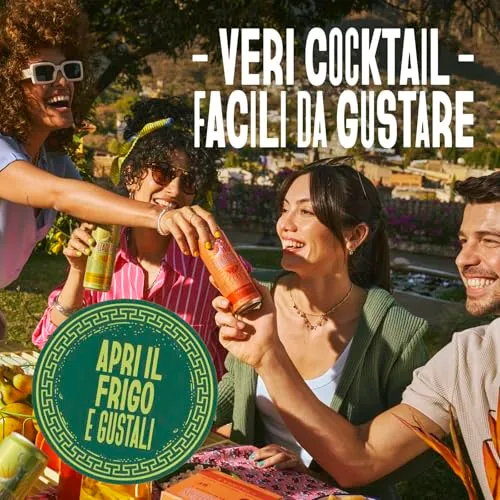 Cocktail Paloma CAZADORES pronto da bere, senza glutine e con aromi naturali, 5% ABV, 12 x 25cl / 250ml