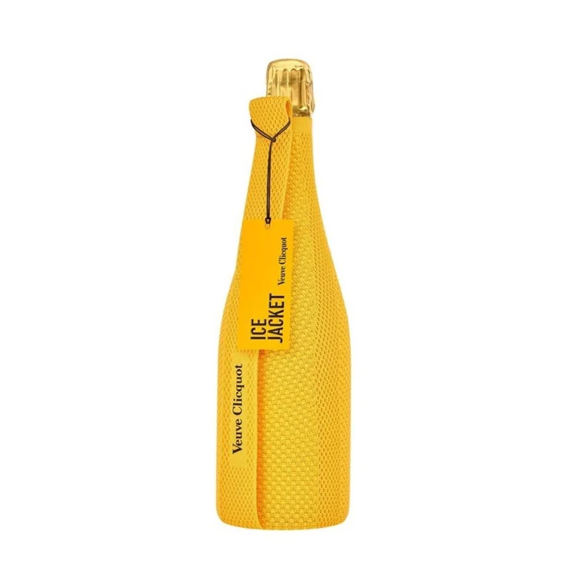 bottiglia champagne 75 cl Veuve Clicquot Brut con porta bottiglia