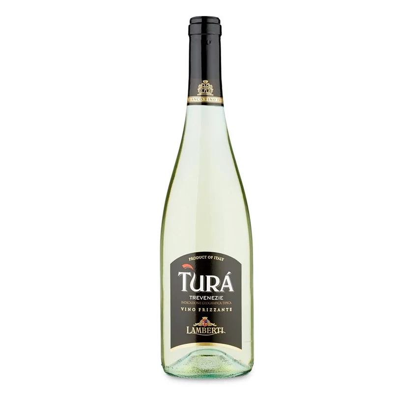 3 Bottiglie di Lamberti Vino Bianco Frizzante IGT, Turá Trevenezie - 750 ml