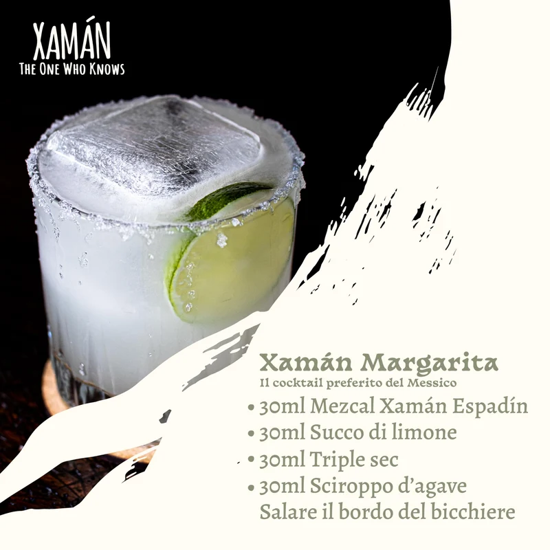 Mezcal Xamán Espadín Joven Mescal Artigianale Messicano, 100% Agave, Blanco 70cl, 42% Vol Mezcal Versatile, Delizioso nei Cocktail o da Gustare da Solo