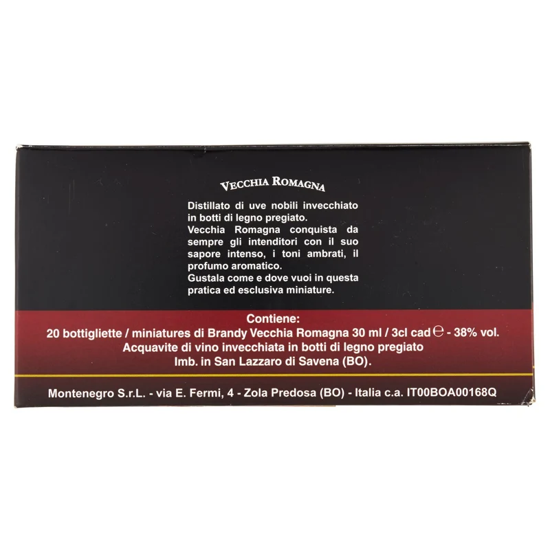 Vecchia Romagna Vecchia Romagna Nera Mignon Cl.3 Ctx80-30 ml