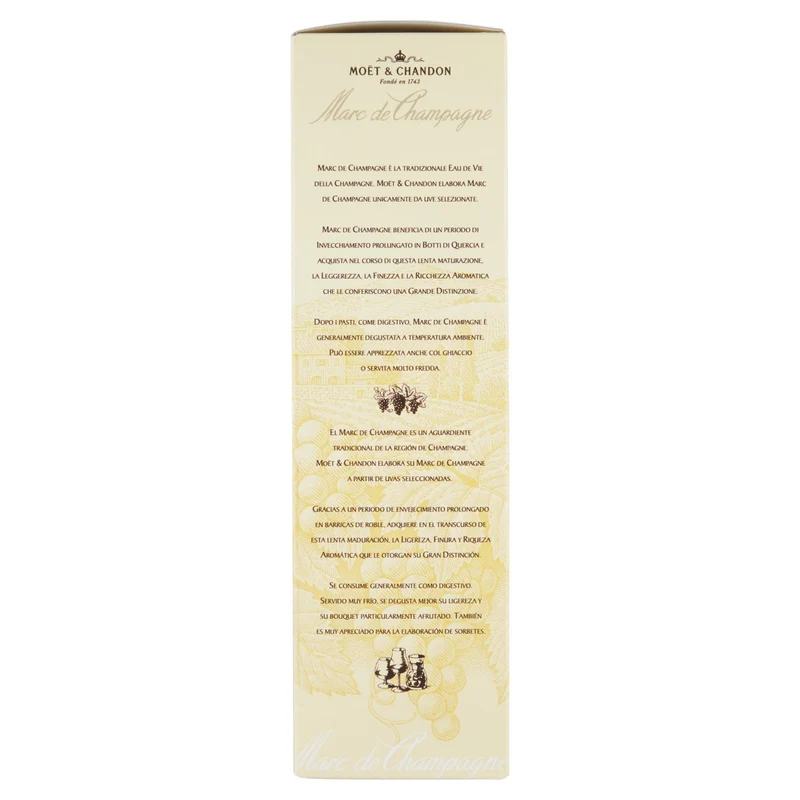 Moet Hennessy Marc de Champagne Grappa - 700 ml