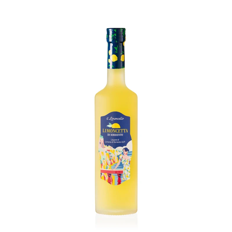 LIMONCETTA - Limoncetta di Sorrento IGP 30% ITL - Liquore di Limoni - Bottiglia da 50 cl