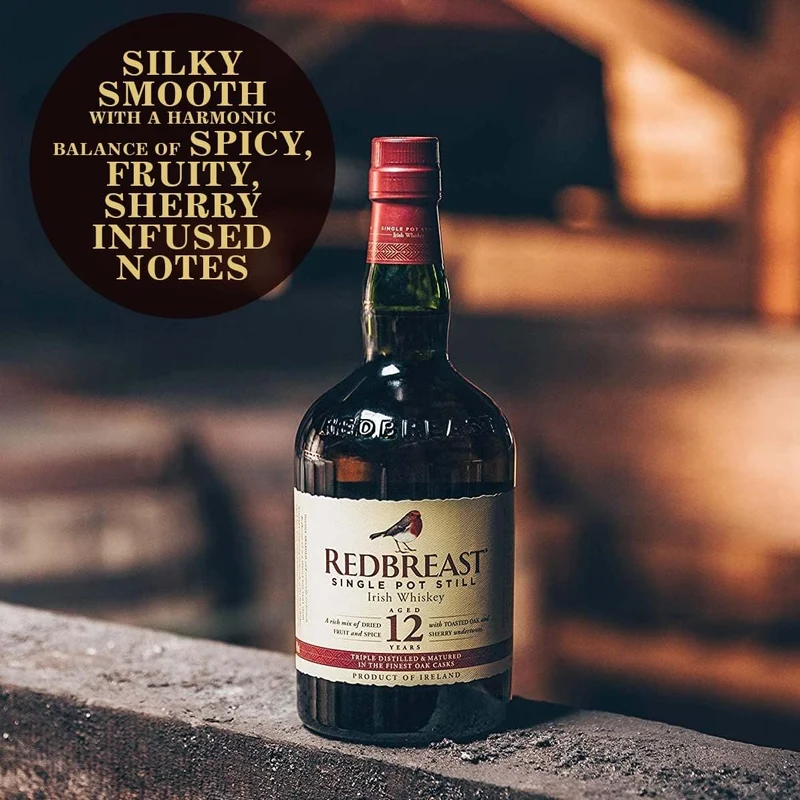 Red Breast 12 Anni Old Pure Pot Still Irish Whiskey - 0.7L