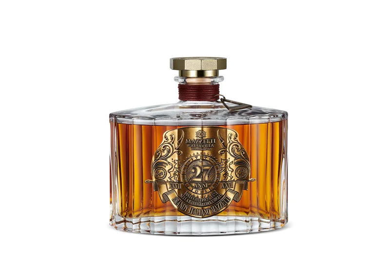 BRANDY ITALIANO MAZZETTI 27 ANNI IN CASSETTA LEGNO 43° 70 cl