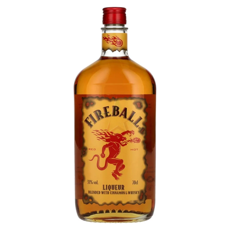 Fireball RED HOT Liqueur with Cinnamon & Whisky 33,00% 0,70 Liter