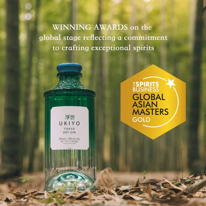 UKIYO Tokyo Dry Gin 40% Vol. 0,7l