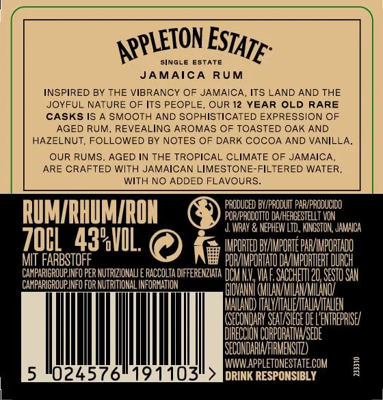 Appleton Estate 12y