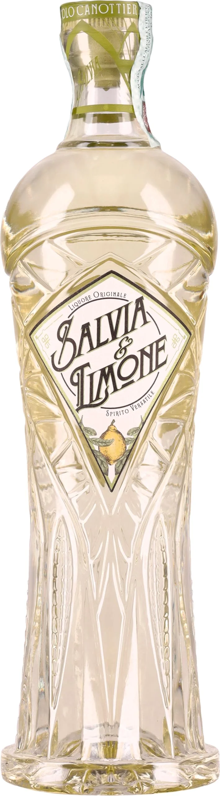 Salvia & Limone, antica ricetta della tradizione piemontese, digestivo, infuso, da consumare freddo o caldo, bottiglia vintage, idea regalo