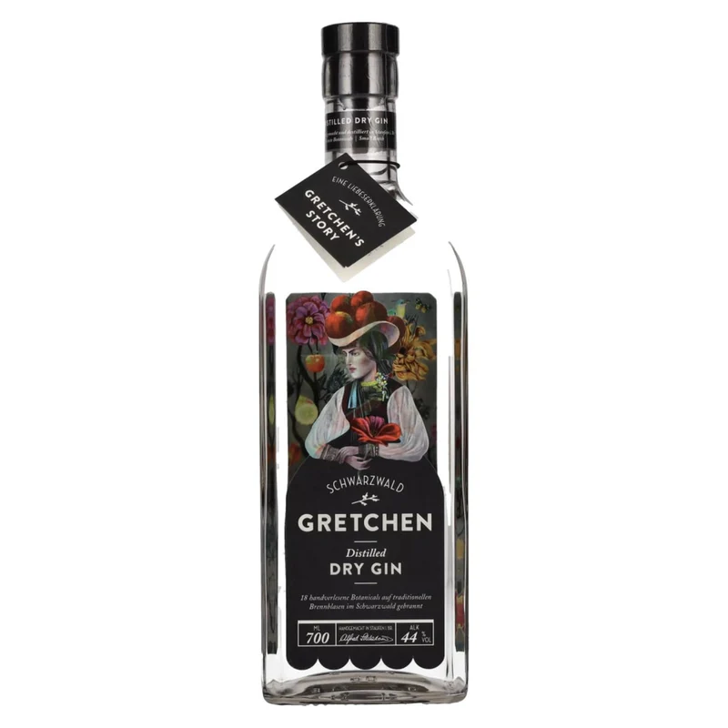 Gretchen Schwarzwald Distilled Dry Gin 44,00% 0,70 lt.