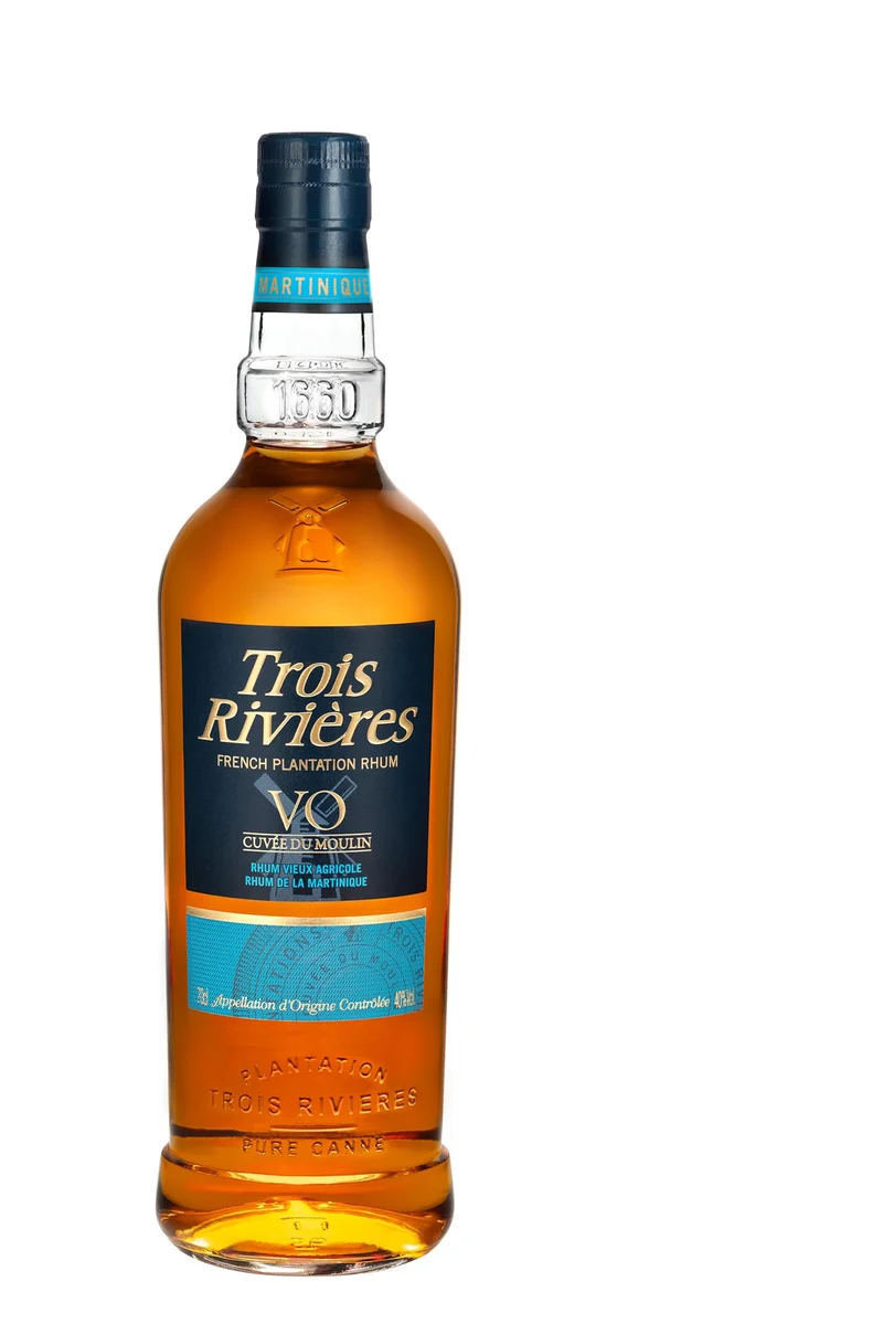 Trois Rivières - V.O. Cuvée du Moulin, 70 cl, Rum Agricolo della Martinica, Invecchiato 3 anni, 40% Vol