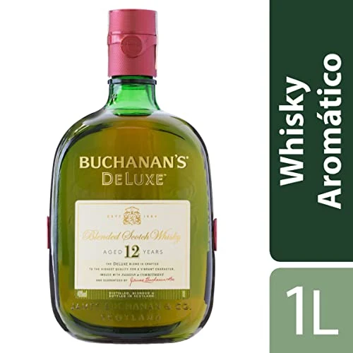 Buchanan's Deluxe - Whisky scozzese miscelato invecchiato 12 anni, 1 L