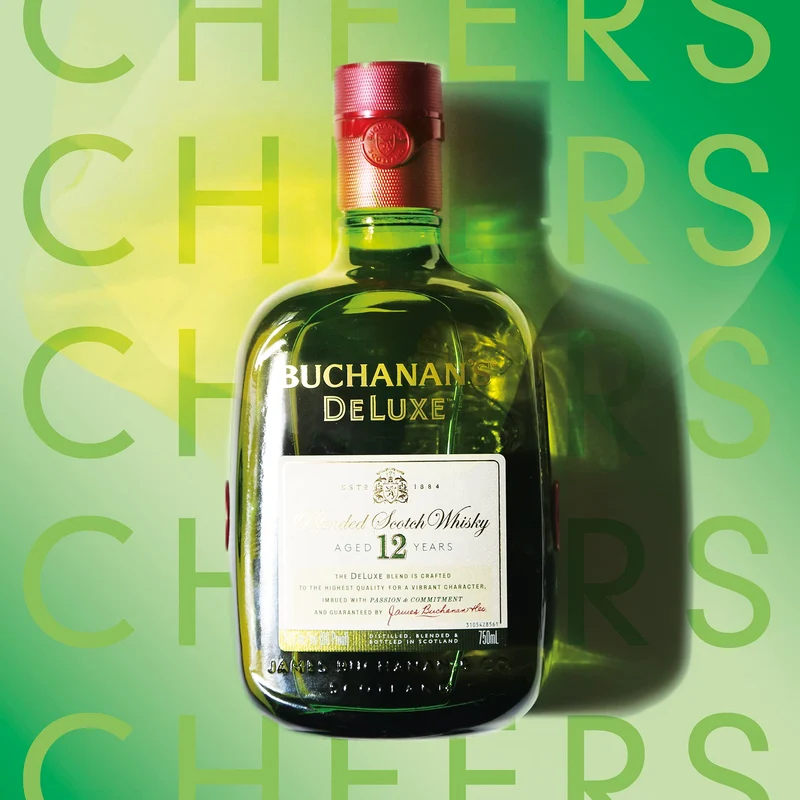 Buchanan's Deluxe - Whisky scozzese miscelato invecchiato 12 anni, 1 L
