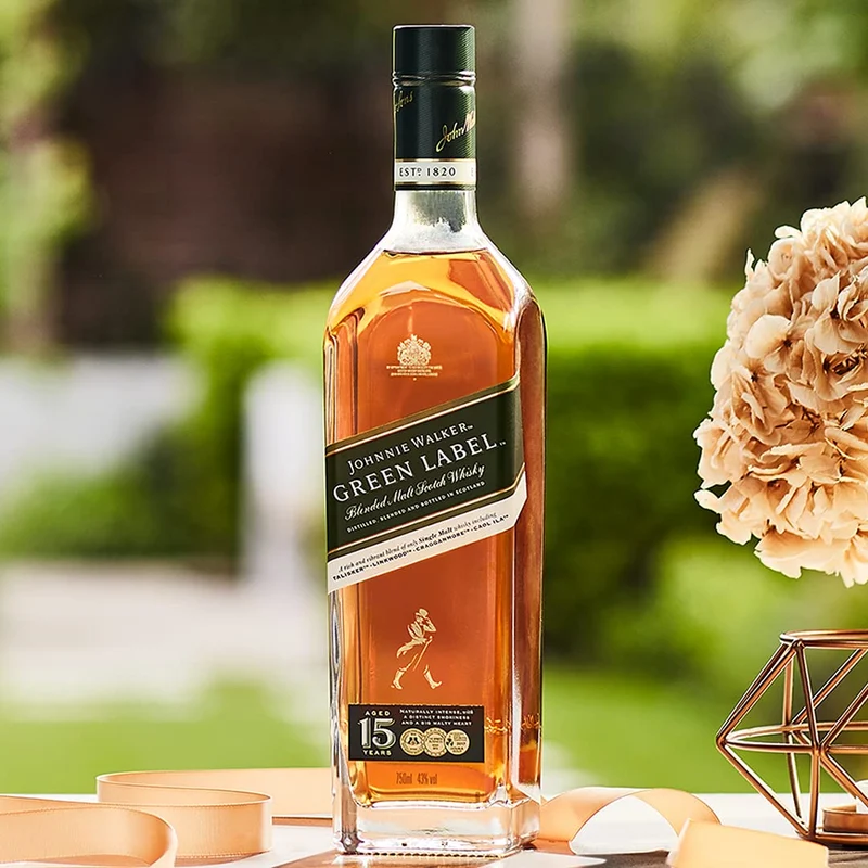 Johnnie Walker Green Label Blended Malt Scotch Whisky - 700 ml