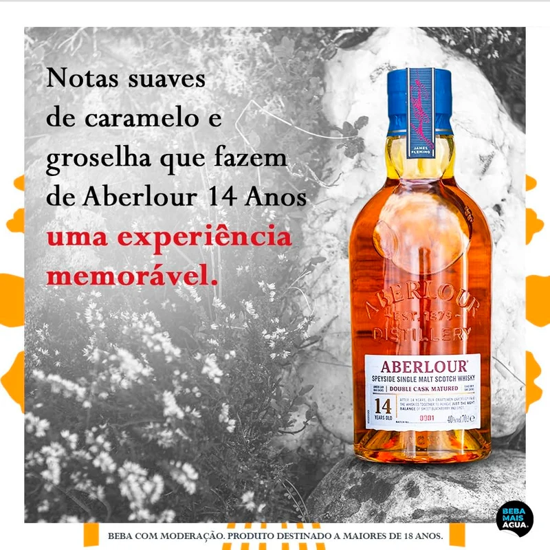 Aberlour 14 Years Old Double Cask Matured, Ultra-premium Scotch Whisky, vol 40%, 70CL