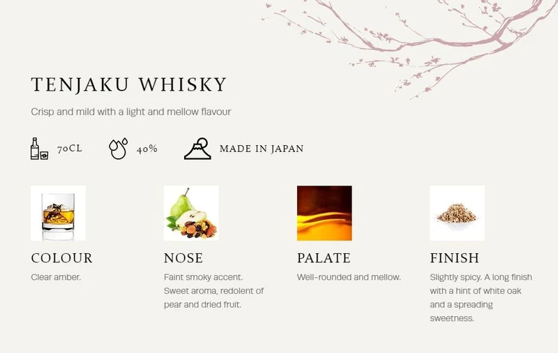 Tenjaku Whisky 40% Vol. - 700 ml in Giftbox