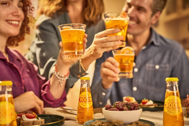 Crodino Biondo - Aperitivo Analcolico Pronto da Bere, 3 Bottigliette da 17,5 cl