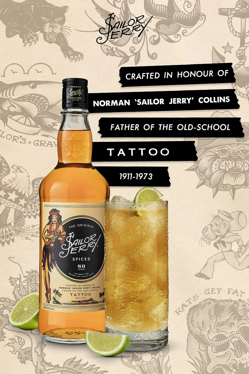 Sailor Jerry Rum, 70cl
