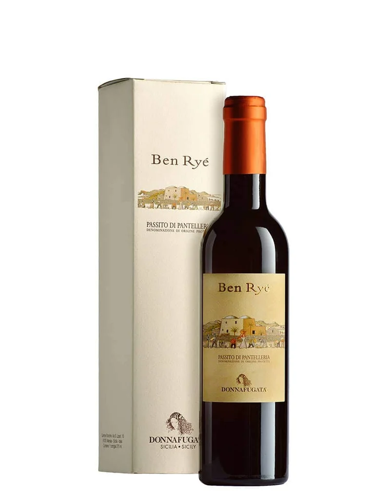 Sicilia Bedda - PASSITO DI PANTELLERIA DOC Ben Ryè Donnafugata - Bottiglia da 375 Ml in Astuccio - L'oro di Pantelleria