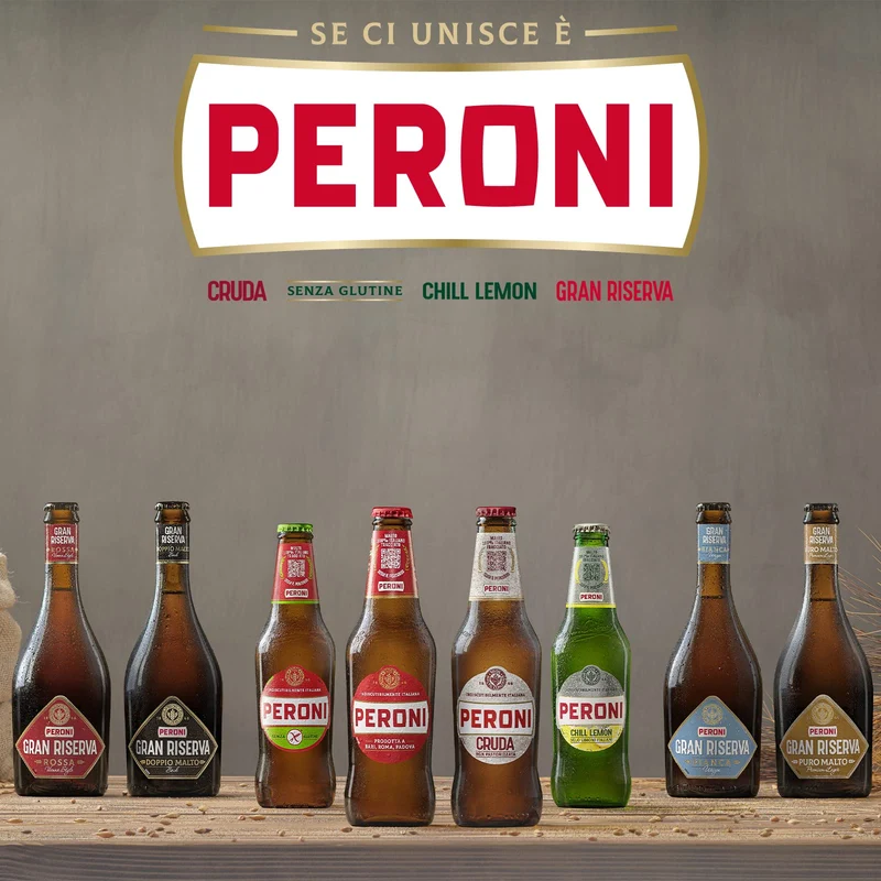 Peroni Chill Lemon Birra al Limone, Cassa Birra con 24 Birre in Bottiglia da 33 cl, 7.92 L, Birra Radler dal Gusto Naturale di Limoni Aspro e Bilanciato, Gradazione Alcolica 1.3% Vol