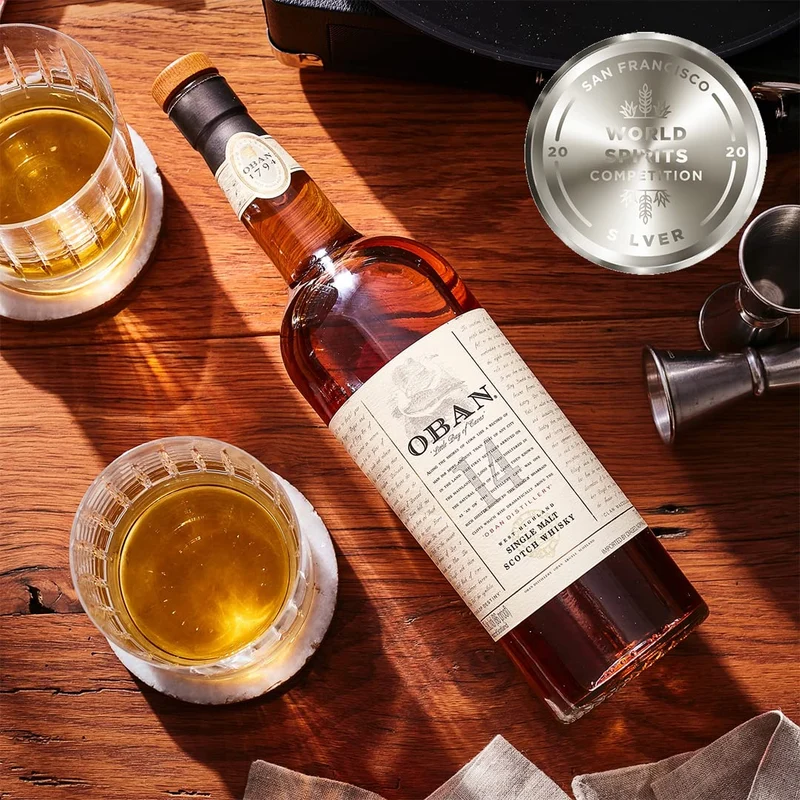 Oban 14 Anni Single Malt Scotch Whisky con Astuccio - 700 ml