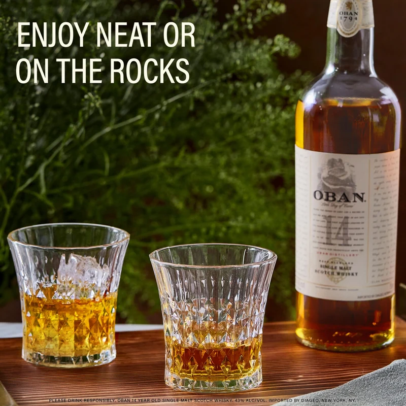 Oban 14 Anni Single Malt Scotch Whisky con Astuccio - 700 ml