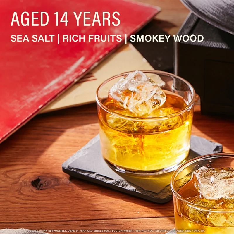 Oban 14 Anni Single Malt Scotch Whisky con Astuccio - 700 ml