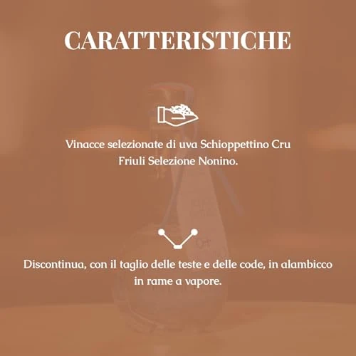 Nonino Distillerie Nonino Grappa Cru Monovitigno Imbottigliamento Manuale In Ampolle Soffiate A Mano Da Ml