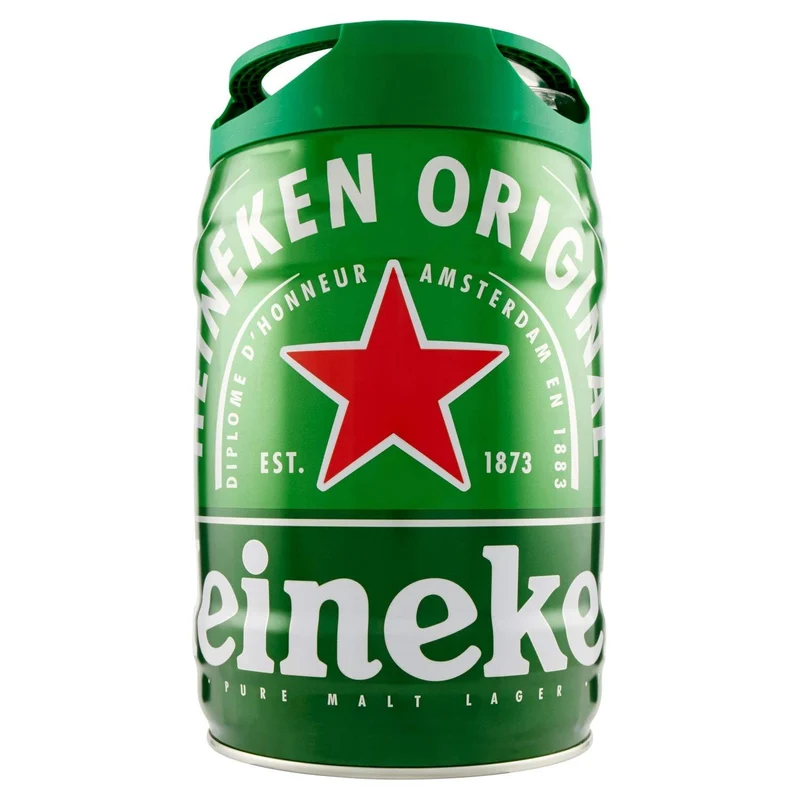 Heineken fusto senza impianto spillatore da 5litri