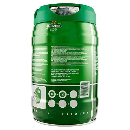 Heineken fusto senza impianto spillatore da 5litri