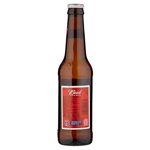 Bud, Birra Bottiglia - Pacco da 24x33cl
