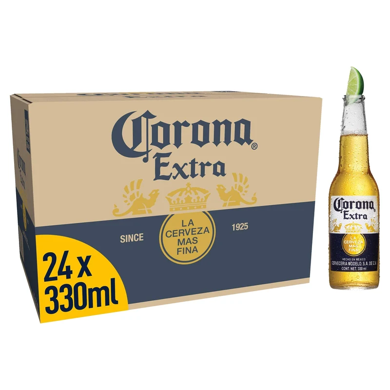 Corona Birra extra, confezione da 33 cl da 24