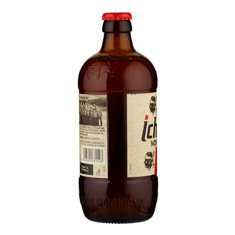 3 bottiglie birra ICHNUSA NON FILTRATA 0,5 L
