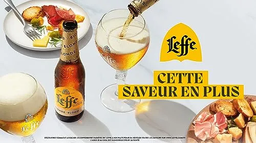 Leffe Ambree Birra, Bottiglia
