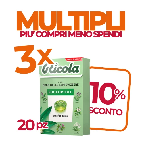 ASTUCCI CARAMELLE RICOLA GUSTO EUCALIPTOLO