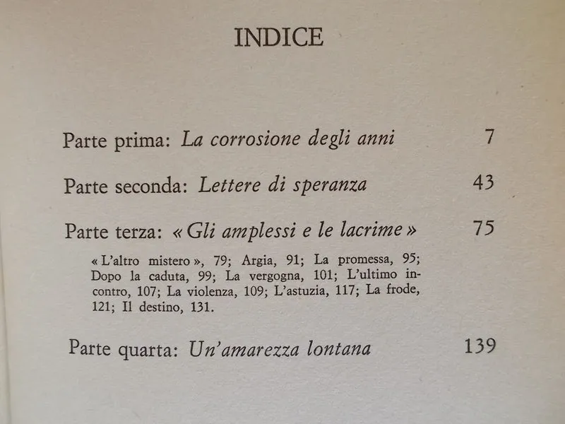 quell'antico amore