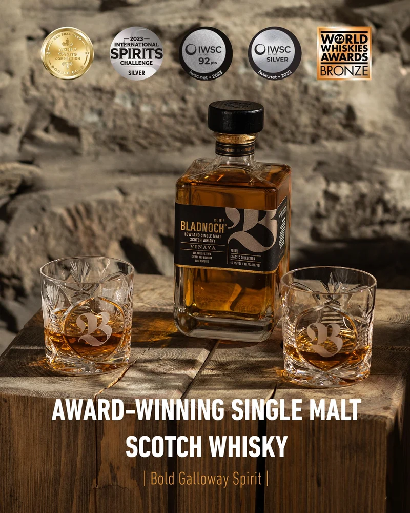 Bladnoch VINAYA Lowland Single Malt Scotch Whisky 46,7% Vol. 0,7l in Giftbox